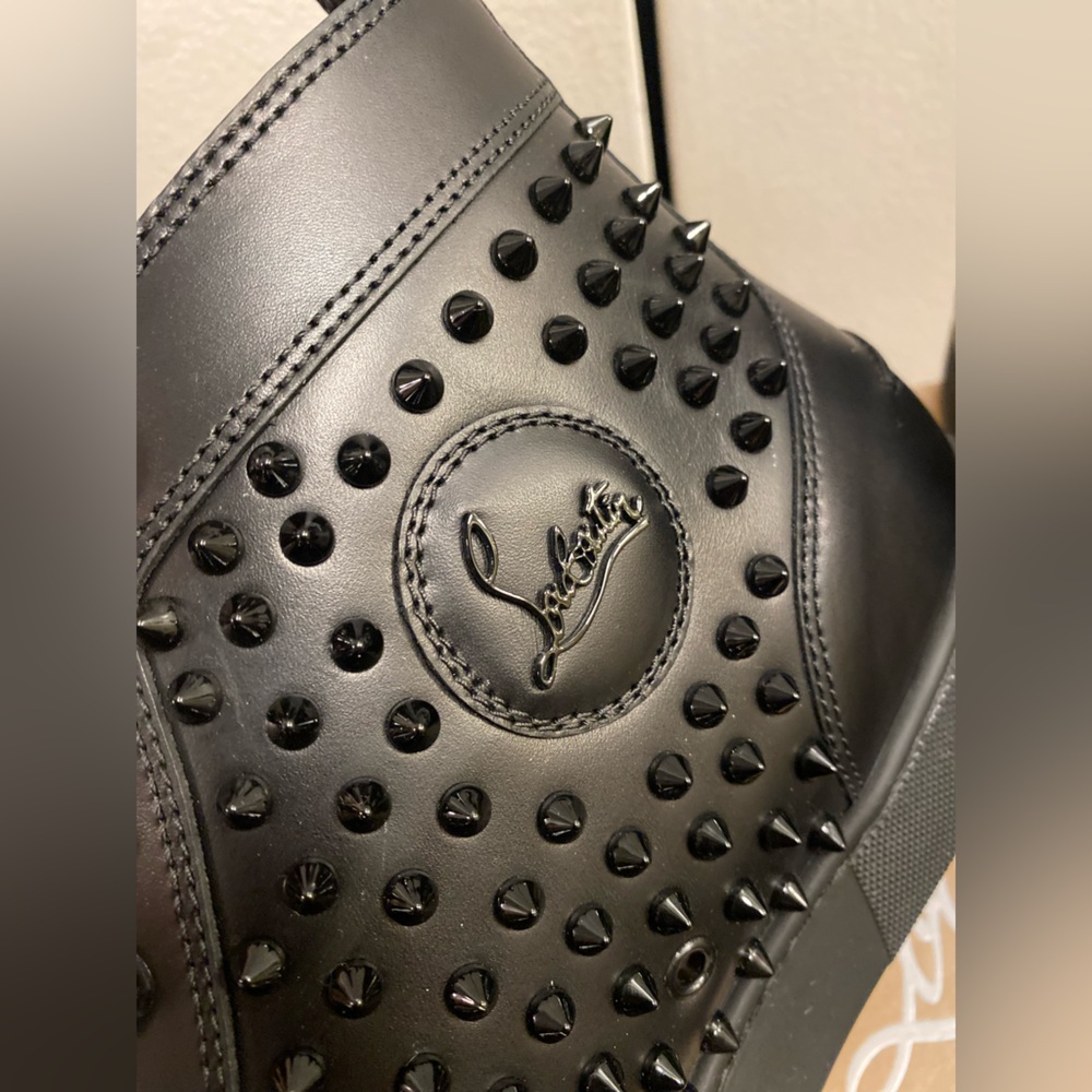 Christian Louboutin Louis Spikes Sneakers - Picture 8 of 11
